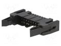 Connector: IDC; socket; male; PIN: 16; straight; THT; 2.54mm; 2x8 CONNFLY AWP-16P
