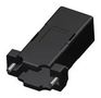 D SUB BACKSHELL, HOOD, 180DEG, SIZE DE 173114-0263