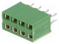 Connector: pin strips; socket; female; PIN: 8; HV-100; straight; THT TE Connectivity 215307-4