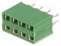 Connector: pin strips; socket; female; PIN: 8; THT; HV-100; straight TE Connectivity 215307-4