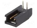 Connector: wire-board; socket; male; PIN: 2; AMPMODU MOD II; THT TE Connectivity 280377-2