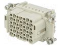Connector: HDC; contact insert; female; 10A; 250V; Han® DD; PIN: 42 HARTING 09160423101