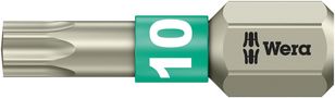 3867/1 TS TORX® bits, stainless, TX 10x25, Wera 05071032001