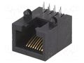 Connector: RJ45; socket; PIN: 8; 8p8c; Locking: bottom latch; THT ATTEND 210B-88CB0-R