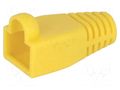 RJ45 plug boot; 6mm; yellow CONEC 795-601305