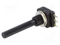 Potentiometer: shaft; single turn; 220Ω; 200mW; THT; 6mm; plastic PIHER 6PMI-220R