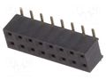 Connector: pin strips; socket; female; PIN: 16; vertical; SMT; 2mm NINIGI ZL266-16DG