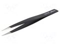 Tweezers; non-magnetic; Tweezers len: 130mm; ESD WIHA WIHA.ZP07114