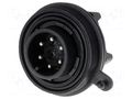Connector: circular; socket; male; PIN: 6; 5A; 250V; IP68; UL94V-0 BULGIN PX0738/P
