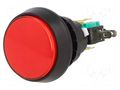 Switch: push-button; Pos: 2; SPDT; 10A/250VAC; ON-(ON); Illumin: LED HIGHLY ELECTRIC VAQ-9-10-12-R