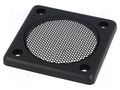 Loudspeaker grille; 73x73x7mm; ABS VISATON VS-FR-2312
