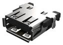 USB CONN, 2.0 TYPE A R/A RCPT, 4P, SMT USB1055-GF-L-A