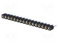 Connector: pin strips; socket; female; PIN: 16; straight; THT; 1x16 CONNFLY DS1002-01-1X16V13