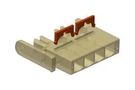 MEZZANINE CONN, HERMA, 4POS, 1ROW, 3MM 10120045-400LF