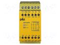 Module: safety relay; 24VDC; OUT: 4; for DIN rail mounting; PNOZ X PILZ PZ-774730