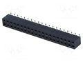 Connector: pin strips; socket; female; PIN: 40; vertical; SMT; 2x20 NINIGI ZL264-40DG