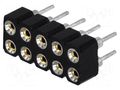 Connector: pin strips; socket; female; PIN: 10; straight; THT; 2x5 CONNFLY DS1002-01-2X05V13
