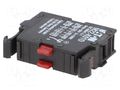 Contact block; 22mm; RMQ-Titan; front fixing; screw terminals EATON ELECTRIC M22-K01D