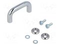 Holder; chromium plated steel; chromium plated; H: 19mm; L: 30mm MENTOR MR-270.8