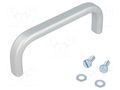 Holder; aluminium; grey; H: 39mm; L: 108mm; W: 12mm; handle MENTOR MR-277.6