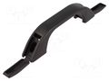 Holder; polypropylene; black; H: 38.7mm; L: 174mm; W: 29mm; handle MENTOR MR-3044.1380