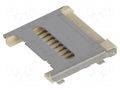 Connector: for cards; microSD; shielded,with hinged cover; SMT MOLEX MX-500901-0801