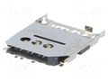 Connector: for cards; Micro SIM; shielded,push-push; SMT; PIN: 6 MOLEX MX-78800-0001