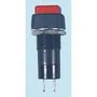 PB SWITCH, 3A, 250V AC, SPST-NO, RED MP006846
