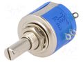 Potentiometer: shaft; multiturn; 20kΩ; 2W; ±5%; 6.35mm; linear SR PASSIVES POT2218M-20K