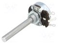 Potentiometer: shaft; single turn; 10Ω; 4W; ±20%; 6mm; Shaft: smooth AB Elektronik POT4W-10R