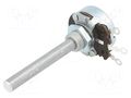 Potentiometer: shaft; single turn; 50Ω; 4W; ±10%; 6mm; Shaft: smooth AB Elektronik POT4W-50R