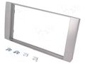 Radio frame; Ford; 2 DIN; silver PER.PIC. RAM-40.153.4