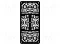 Chassis; black; 172x80x3mm; acrylic POLOLU POLOLU-1531