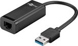 USB 3.0 Gigabit Ethernet Network Converter, Black, 0.1 m - for connecting a PC/MAC to an Ethernet network via the USB port 39038