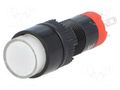 Switch: push-button; Pos: 2; SPDT; 0.5A/250VAC; 1A/24VDC; ON-(ON) ONPOW V10Y-11-24W