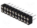 Connector: pin strips; socket; female; PIN: 20; straight; THT; 2x10 CONNFLY DS1002-01-2X10V13