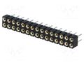 Connector: pin strips; socket; female; PIN: 30; straight; THT; 2x15 CONNFLY DS1002-01-2X15V13