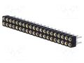 Connector: pin strips; socket; female; PIN: 40; straight; THT; 2x20 CONNFLY DS1002-01-2X20V13