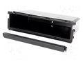Radio box; black; for 2 DIN sets ACV RAM-40.031.7
