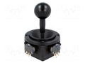 Joystick; 0÷5kΩ±5%,2- axes; Stabl.pos: 1; 5kΩ; -10÷80°C; ±5% OMTER TYXN OM201A-M2
