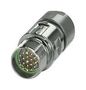 SENSOR CONN, M23, PLUG, 16+2+PE, CABLE 1629099