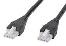 CABLE ASSY, 4P, RCPT-RCPT, 2M 215330-0420