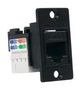 RJ45 CONN, JACK, 8P8C, 1PORT, PANEL NHRJ45D5EIDCB