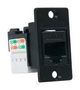 RJ45 CONN, JACK, 8P8C, 1PORT, PANEL NHRJ45D6IDCB