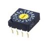 ROTARY CODE SWITCH, BCH, 0.1A, 5VDC, TH SC-1010W