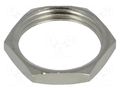 Nut; Application: BNC socket; Thread: 1/2-28UNEF-2B TE Connectivity 1-329631-2
