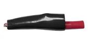 ALLIGATOR CLIP, BLK, 10A, 7.9MM JAW OPEN BU-63C-0