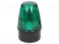Signaller: lighting; continuous light,blinking light; green MOFLASH SIGNALLING LED100-02-04