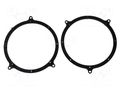 Speaker frame; 165mm; Audi; Audi A3 1994->,Audi A4 1994->; 2pcs. ACV RAM-20.404/K