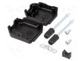 Enclosure for connectors: D-Sub; D-Sub 9pin,D-Sub HD 15pin HARTING 09670090424